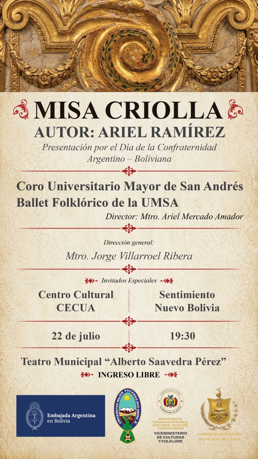 La UMSA presentará la obra 